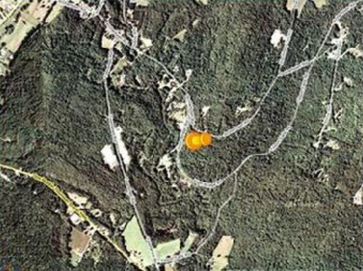 Satellite View of Campgrounds